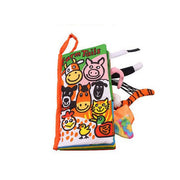 English Language Soft Fabric Cloth Book 0~12 Months Animal Style Baby Toys Hot Early Development Books Learning&Education Toy