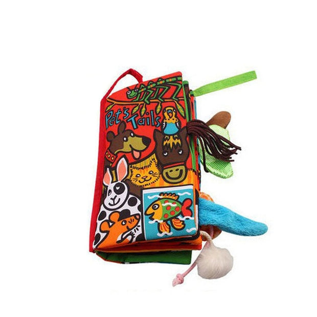 English Language Soft Fabric Cloth Book 0~12 Months Animal Style Baby Toys Hot Early Development Books Learning&Education Toy