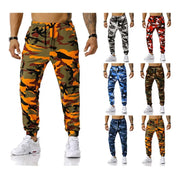 New Men's Camouflage Jogging Pants Outdoor Sweatpants Football Training Pants Fitness Loose Fit Casual