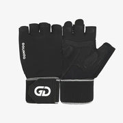Fitness gloves with microfiber anti slip and wear-resistant design half finger gloves with straps ﻿