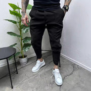 Casual slim fit small legged work pants outdoor long pants fitness pants