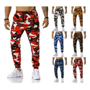 New Men's Camouflage Jogging Pants Outdoor Sweatpants Football Training Pants Fitness Loose Fit Casual