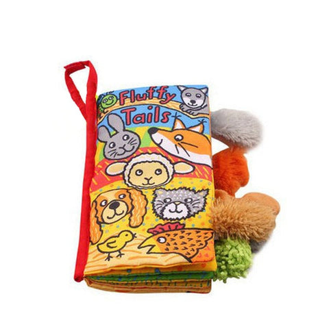 English Language Soft Fabric Cloth Book 0~12 Months Animal Style Baby Toys Hot Early Development Books Learning&Education Toy