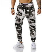 New Men's Camouflage Jogging Pants Outdoor Sweatpants Football Training Pants Fitness Loose Fit Casual