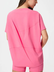 Sports short sleeved women's running fitness yoga clothes top t-shirt