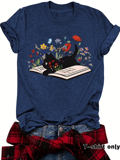 Fun Books Cat Flowers