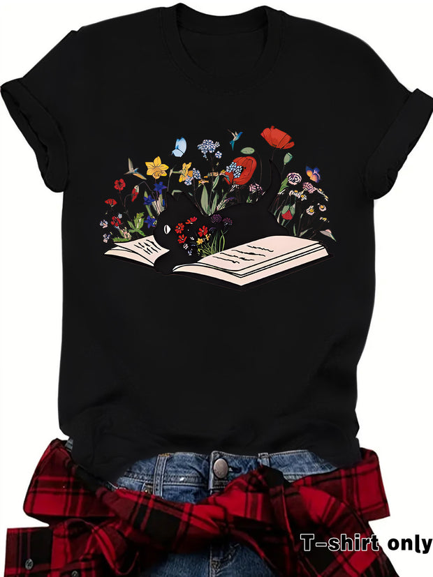 Fun Books Cat Flowers