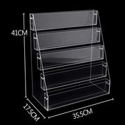 Acrylic Multi-Layer Book Organizer for Kids' Books