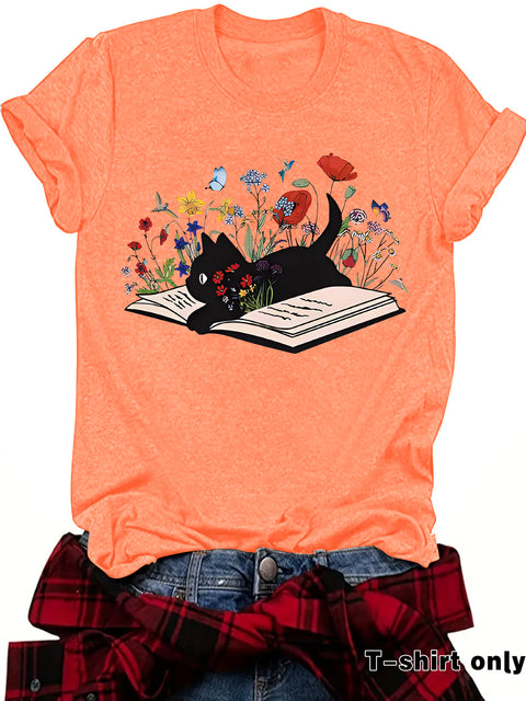 Fun Books Cat Flowers