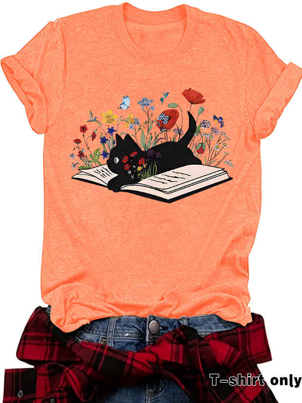 Fun Books Cat Flowers