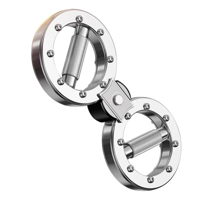 HQCUPB Forearm Strength Trainer-Arm Workout Equipment Forearm Exerciser-Shoulder Workout Adjustable Resistance Burn Rotator Machine for Home and Gym Workouts (Generation 1 - Silver)