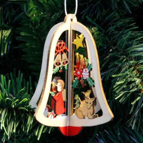 Christmas Tree Ornaments Hanging Xmas Tree Decor 3D Pendants
