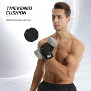 Fitness gloves with microfiber anti slip and wear-resistant design half finger gloves with straps ﻿