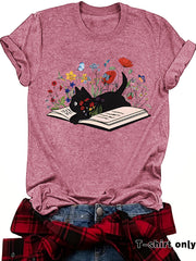 Fun Books Cat Flowers