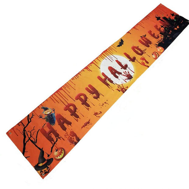 Halloween Product Party Banner Bloodstain Horror Yard Decoration Banner Background Arrangement