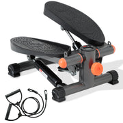 Stepper for Exercise at Home Mini Stair Stepper with Resistance Bands Exercise Equipment for Home Stair Climber Stepper Machine for Home Gym Cardio Equipment for Full Body Workout