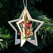Christmas Tree Ornaments Hanging Xmas Tree Decor 3D Pendants