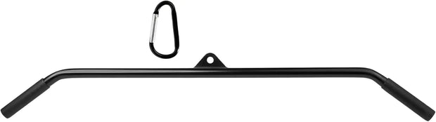 EVMT Compact 40 Inch Pulldown Bar. Essential Home Gym Workout Equipment Durable LAT Pulldown Attachments Tricep Pull Down Attachment. Ideal Home Gym Accessory.