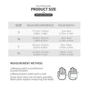 Fitness gloves with microfiber anti slip and wear-resistant design half finger gloves with straps ﻿