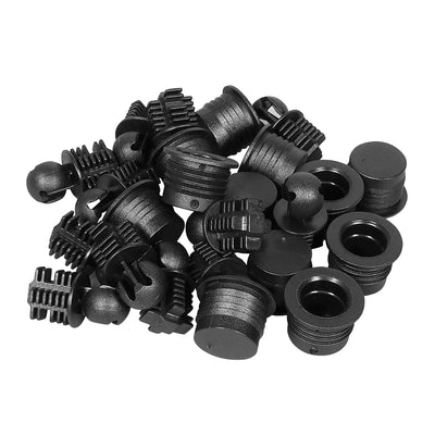 MECCANIXITY Speaker Grill Guides Plastic Black Ball Socket Type Dia 12mm for Speaker Parts Accessories Pack of 8