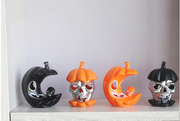Style Halloween Moon Candle Light New Product Ghost Festival Decoration Props 9CM LED Light Colorful Night Light Moon Light
