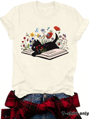 Fun Books Cat Flowers