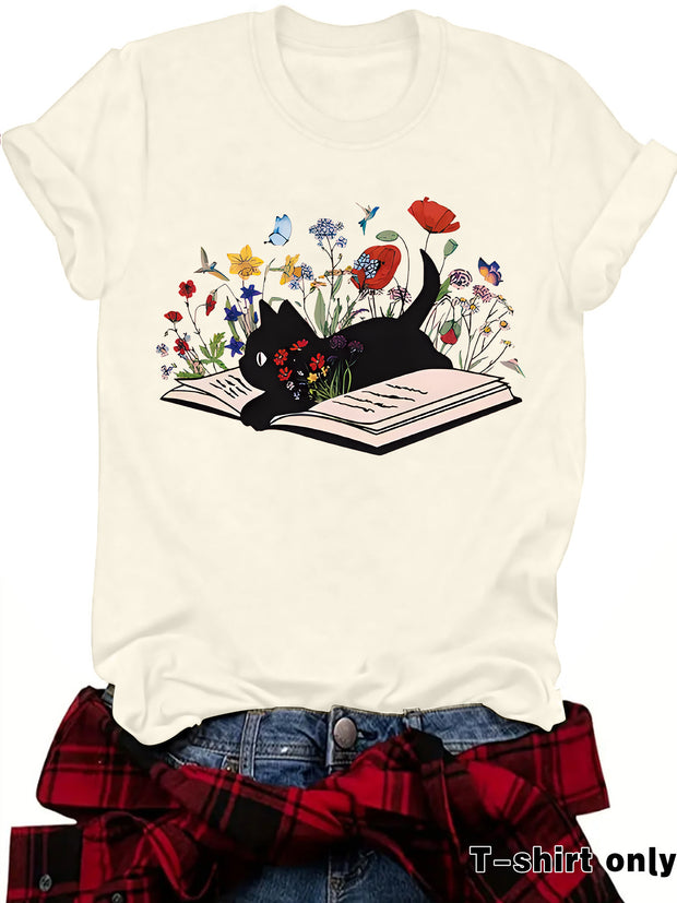Fun Books Cat Flowers