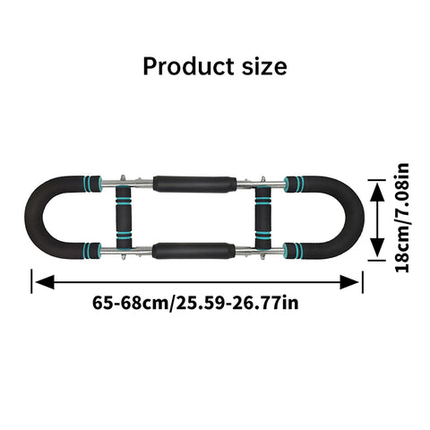 Adjustable Spring Twister Arm Exerciser: Strengthen forearms, triceps & chest. Portable home fitness gear.