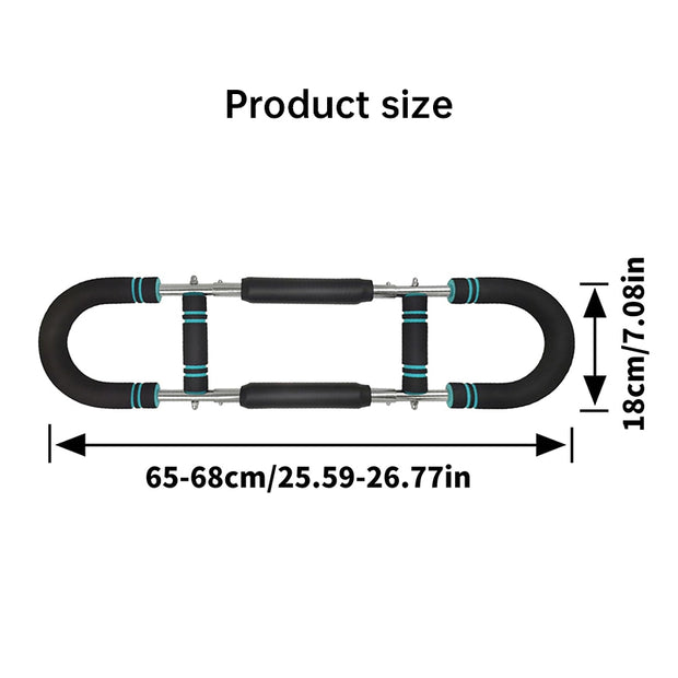 Adjustable Spring Twister Arm Exerciser: Strengthen forearms, triceps & chest. Portable home fitness gear.