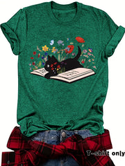 Fun Books Cat Flowers