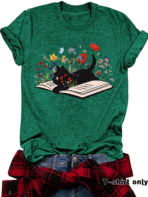 Fun Books Cat Flowers