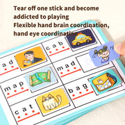 Occupational pairing quiet pasting books busy children's books beneficial intellectual toys repeated pasting books