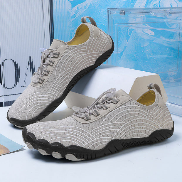 Beach shoes anti slip water shoes amphibious five finger shoes indoor fitness exercise