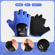 Fitness yoga gloves with half finger iron rubbing anti slip wear-resistant and anti cocoon gloves
