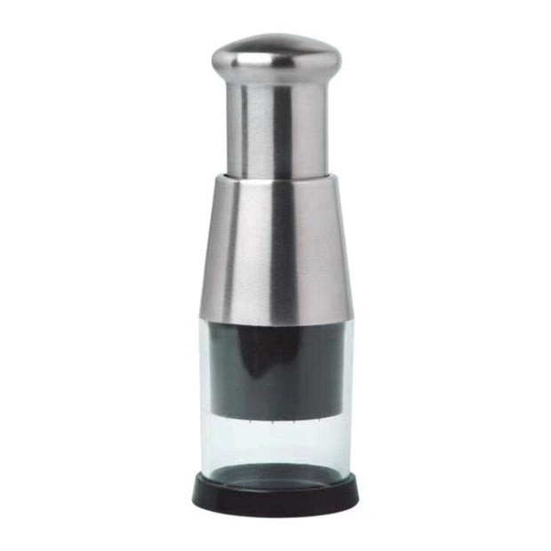Stainless Steel Manual Kitchen Chopper (for garlic, ginger, herbs, nuts)