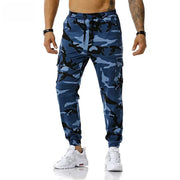 New Men's Camouflage Jogging Pants Outdoor Sweatpants Football Training Pants Fitness Loose Fit Casual