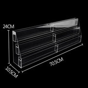 Acrylic Multi-Layer Book Organizer for Kids' Books