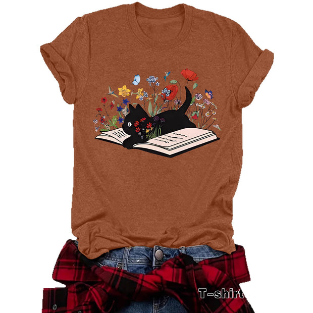 Fun Books Cat Flowers