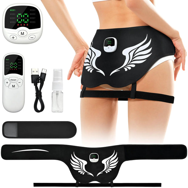 ABS Stimulator Buttocks - Intelligent Wireless Fitness Apparatus (Model: AST-301) with 8 Modes Smart Fitness Training Gear Home Office Workout Equipment