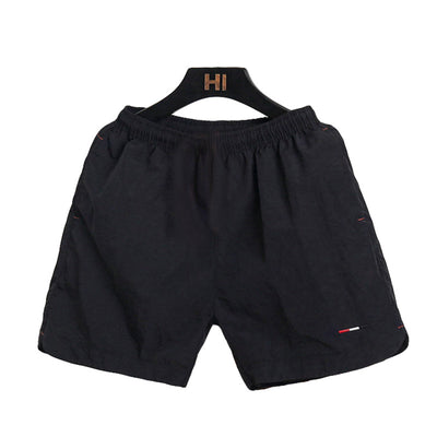 Summer beach ice silk quick drying fitness exercise three part pants