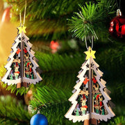 Christmas Tree Ornaments Hanging Xmas Tree Decor 3D Pendants