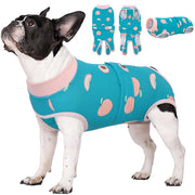 SUNFURA Dog Recovery Suit Dog Surgical Recovery Suit Male Female Recovery Suit for Dogs After Surgery Spay Neuter Anti Licking Dog Onesies Breathable Bodysuit E-Collar & Cone Alternative Peach L