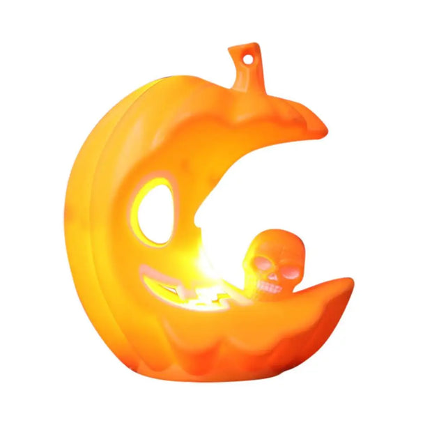 Style Halloween Moon Candle Light New Product Ghost Festival Decoration Props 9CM LED Light Colorful Night Light Moon Light