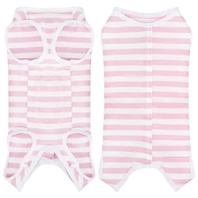 Comprehensive Post-Surgery Dog Recovery Suit: Premium Cotton Protective Wound Care Shirt for Puppies Cats and Small Pets - Ensuring Ultimate Comfort Unrestricted Mobility L