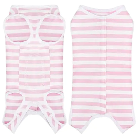 Comprehensive Post-Surgery Dog Recovery Suit: Premium Cotton Protective Wound Care Shirt for Puppies Cats and Small Pets - Ensuring Ultimate Comfort Unrestricted Mobility L