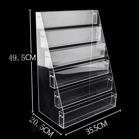 Acrylic Multi-Layer Book Organizer for Kids' Books