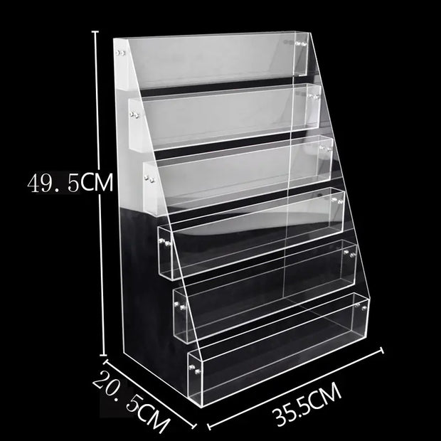 Acrylic Multi-Layer Book Organizer for Kids' Books