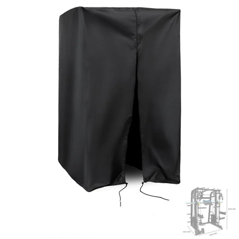 Squat Rack Cover Waterproof Outdoor Gym Equipment Covers with Zipper for Squat Rack/Weight Lifting Rack/Home Gym Workout Equipment (87"W x 65"D x 87"H)