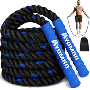 Jump Rope Home Gym Weighted Jump Rope 1.5lb Heavy Jumprope for Men Women kids Workout Equipment Accessories for Home ExerciseImprove Speed and Training Muscle Full Body Exercise at Home
