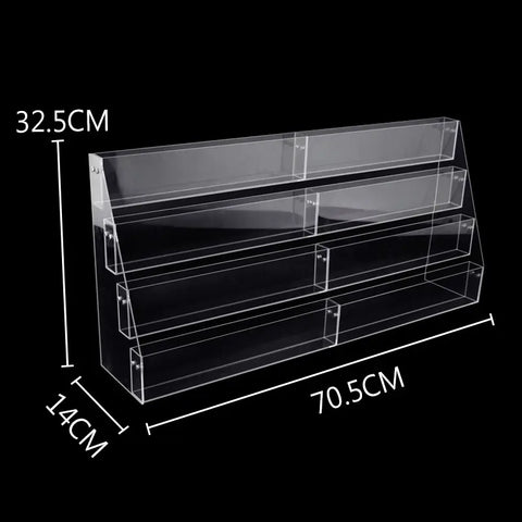 Acrylic Multi-Layer Book Organizer for Kids' Books